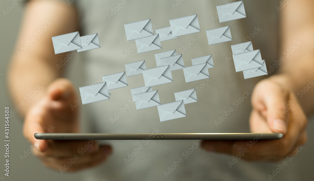 Email Inbox Electronic Communication Graphics Concept Email Inbox Electronic Communication Graphics Concept
