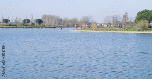 Obraz na płótnie Lac de la Ramée w salonie