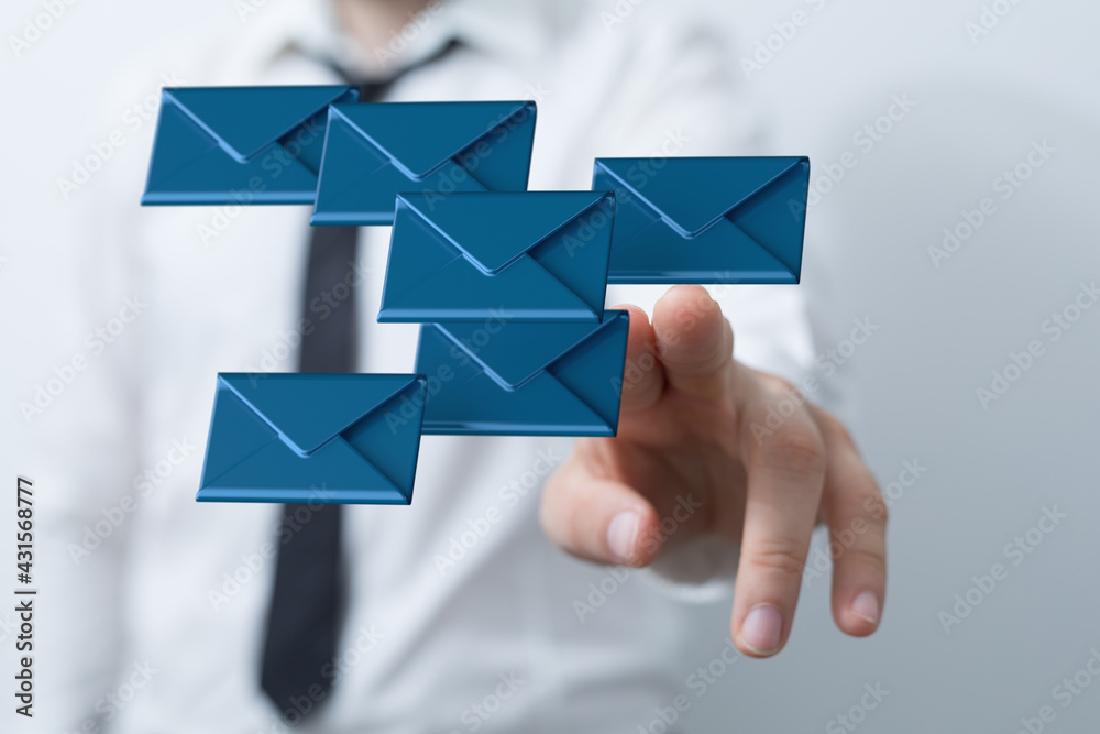 Email Technology Concept with icons symbol Email Technology Concept with icons symbol