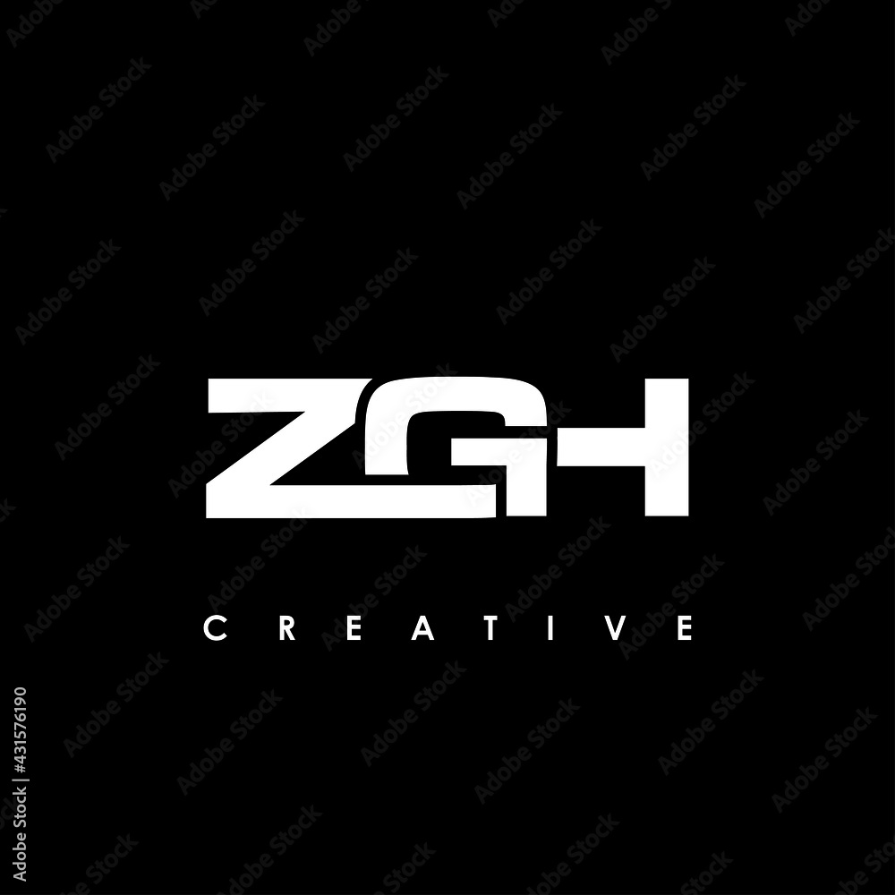 ZGH Letter Initial Logo Design Template Vector Illustration ZGH Letter Initial Logo Design Template Vector Illustration
