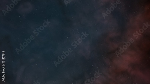 nebula gas cloud in deep outer space  colorful space background with stars