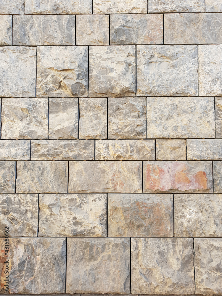 Obraz premium Natural Stone wall cladding for exterior wall