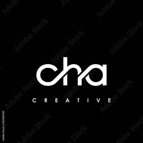 CHA Letter Initial Logo Design Template Vector Illustration