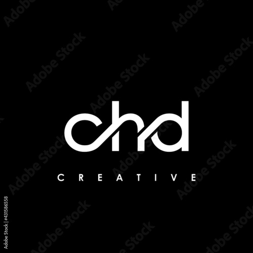 CHD Letter Initial Logo Design Template Vector Illustration