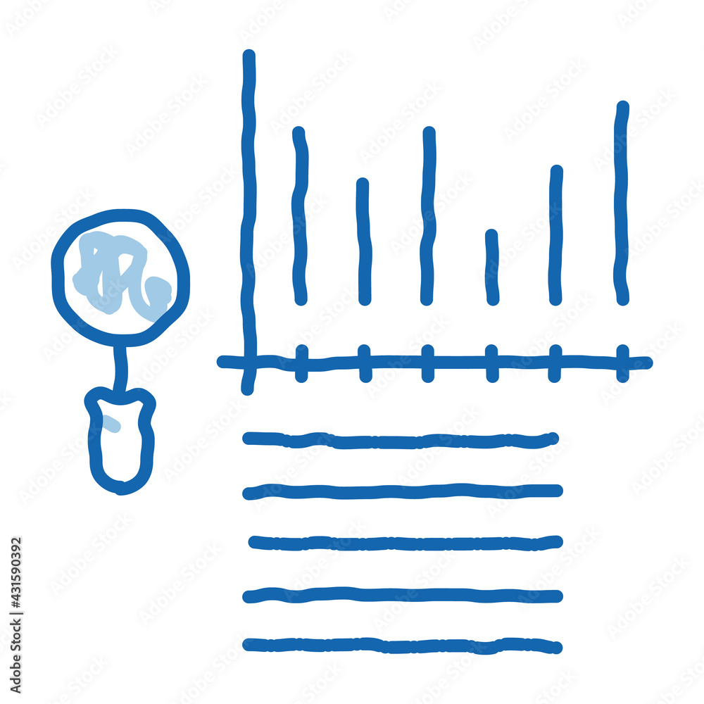 study bar graph search engine optimization doodle icon hand drawn illustration study bar graph search engine optimization doodle icon hand drawn illustration