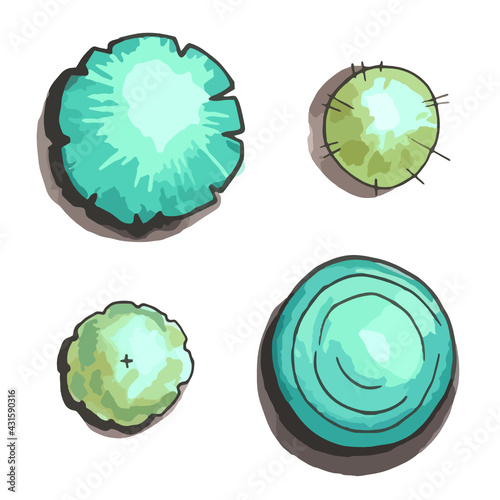 outline, stroke, silhouette, front, side, architectural, background, backyard, bush, collection, decoration, design, drawn, element, exterior, flora, foliage, forest, garden, graphic, green, greening,