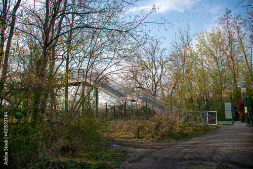 Landscape in Nature park Schoneberger Sudgelande in Schoneberg Berlin Germany photo