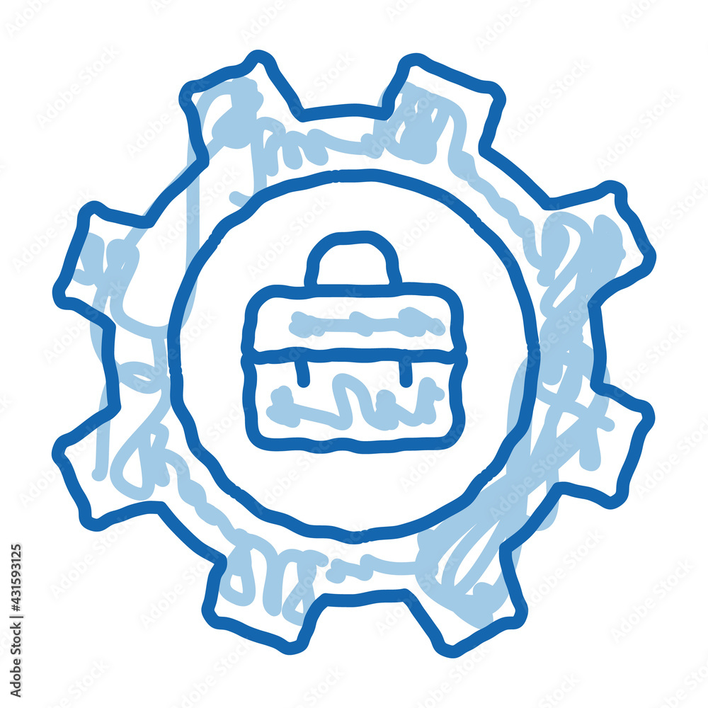 career settings doodle icon hand drawn illustration career settings doodle icon hand drawn illustration