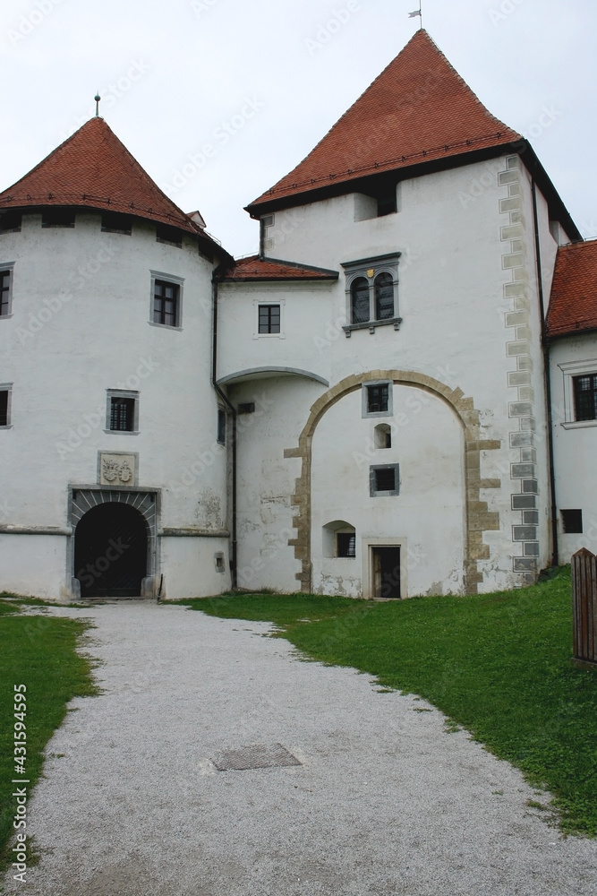 The Old Town, historic landmark in central Varazdin, Croatia. 