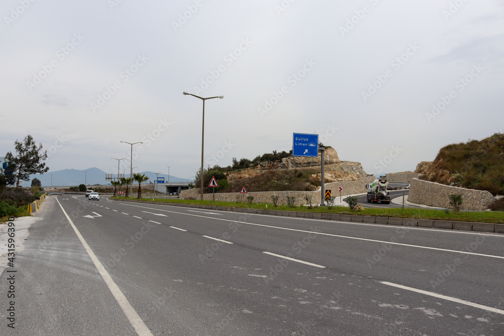 Fototapeta premium road in the city