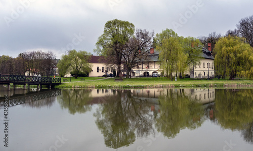 Konczyce Male, Poland, fortified manor house called the Kończyce Castle, photo