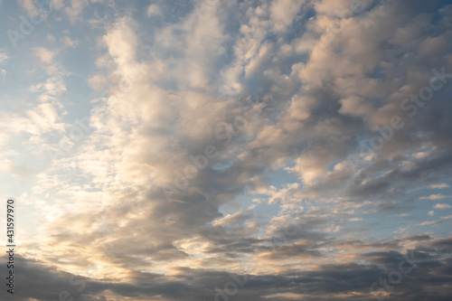 Fototapeta Naklejka Na Ścianę i Meble -  Beautiful cloudy sky. Nature background.