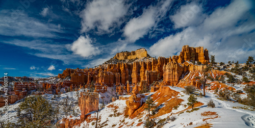 A Sunny Winter Day in Bryce Canyon National Park