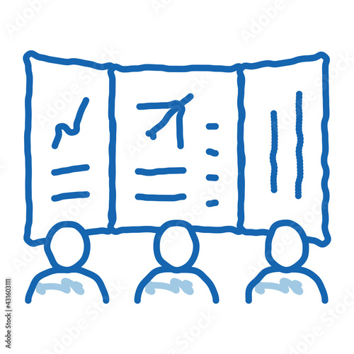 air navigation dispatcher display doodle icon hand drawn illustration