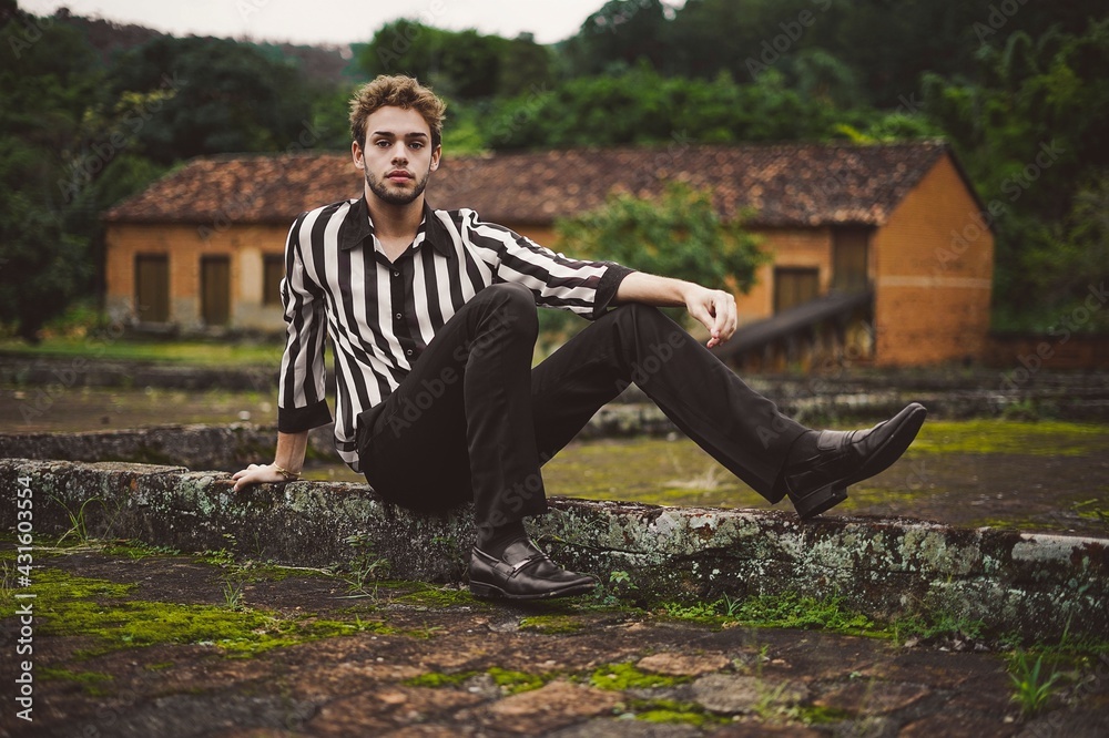 Fototapeta premium Portrait of a young man