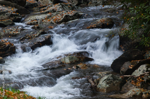 Cascading stream with rocks