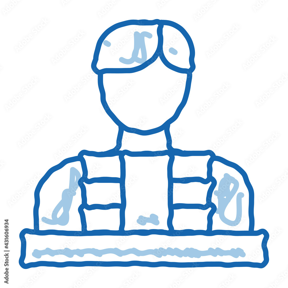 food delivery boy doodle icon hand drawn illustration food delivery boy doodle icon hand drawn illustration
