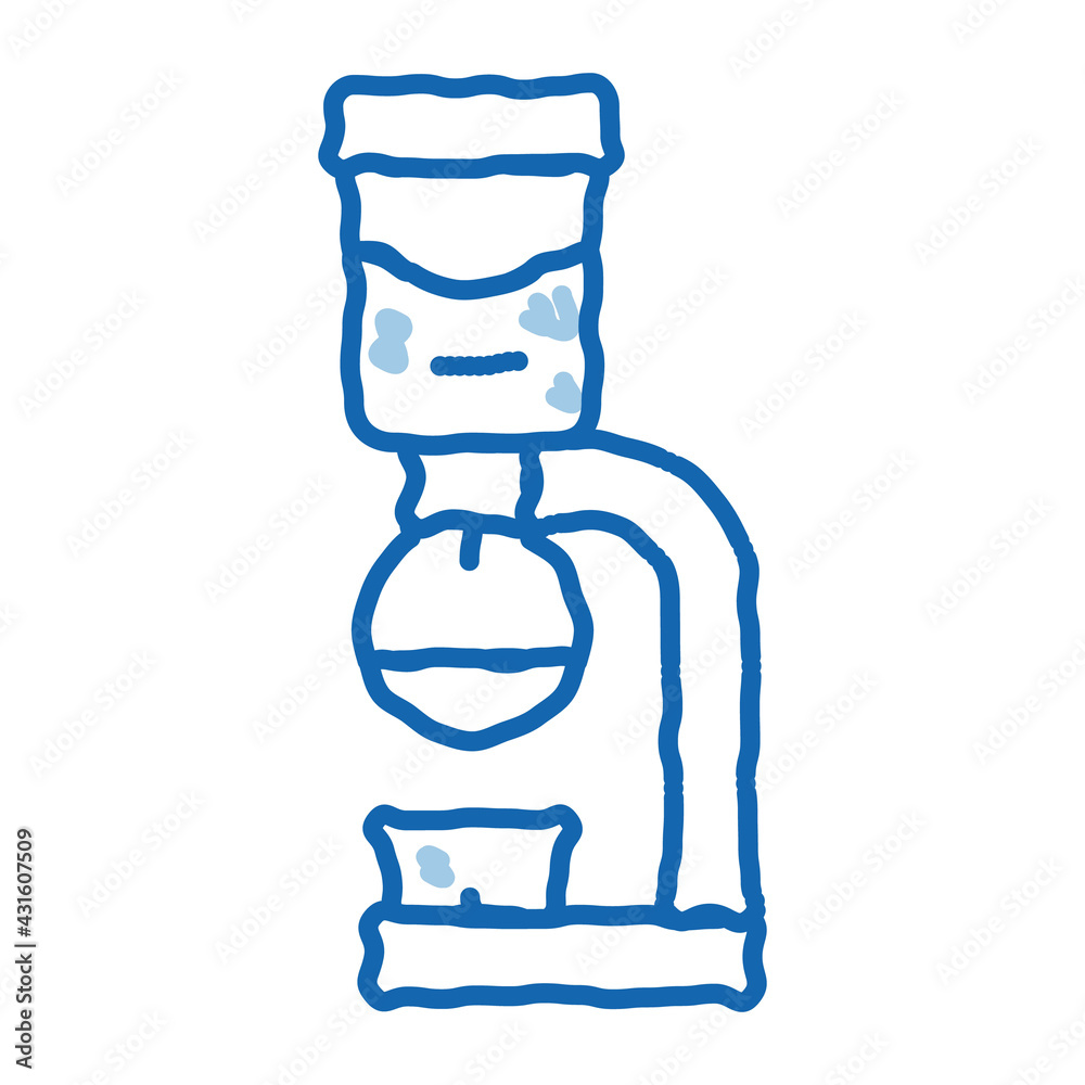 coffee machine device doodle icon hand drawn illustration coffee machine device doodle icon hand drawn illustration