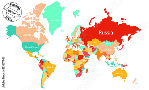 world map