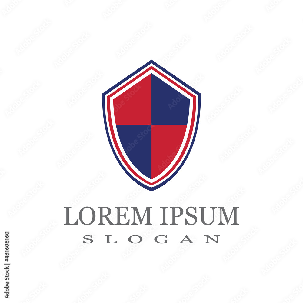 Shield Logo Template vector symbol design Shield Logo Template vector symbol design