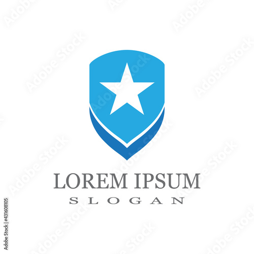Free Download Shield Logo Template vector symbol design - GFXLoad