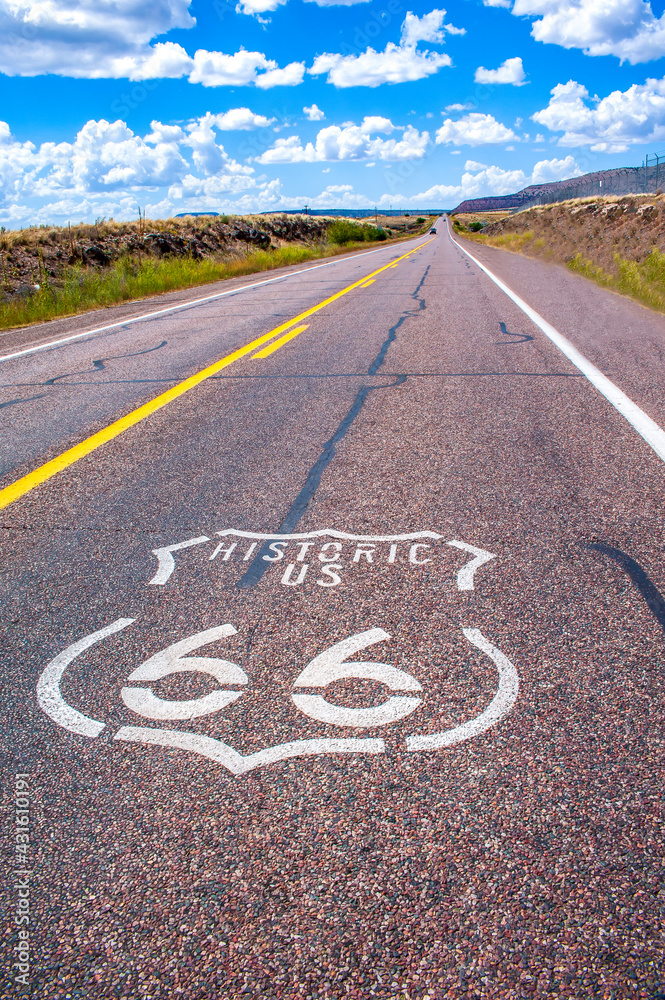 Historic Route 66 highway