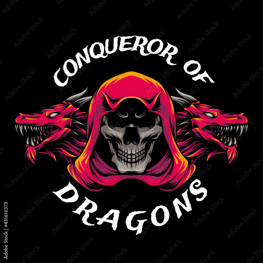 Fototapeta premium conqueror of dragon