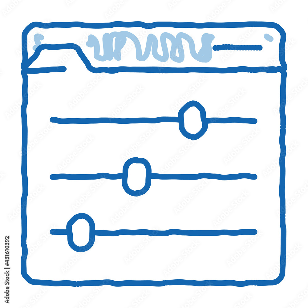 color rgb setting doodle icon hand drawn illustration color rgb setting doodle icon hand drawn illustration