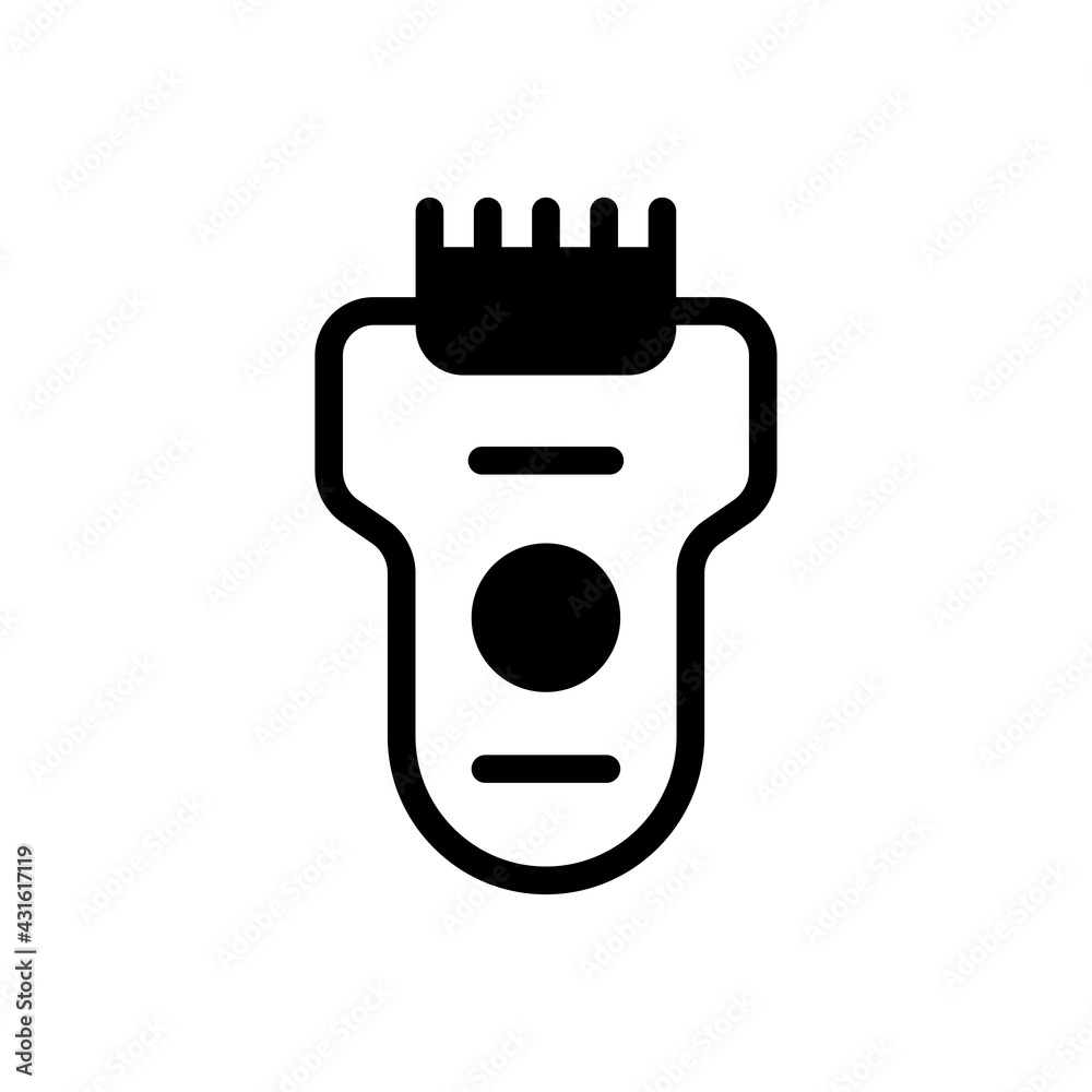 Trimmer Vector Solid Icon. Beauty and SPA symbol EPS 10 FIle Trimmer Vector Solid Icon. Beauty and SPA symbol EPS 10 FIle
