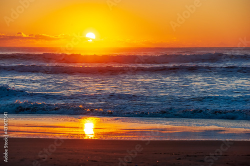 Sunrise on the sea