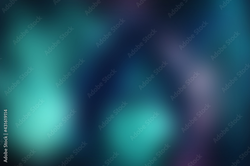 Abstract neon dark gradient background in bright blurred rainbow pastel colors. Colorful smooth banner deck presentation template