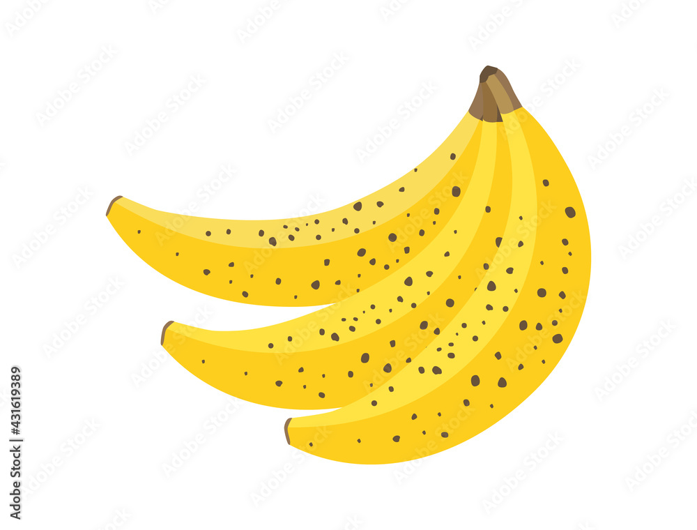 熟れたバナナのイラスト Stock Vector Adobe Stock