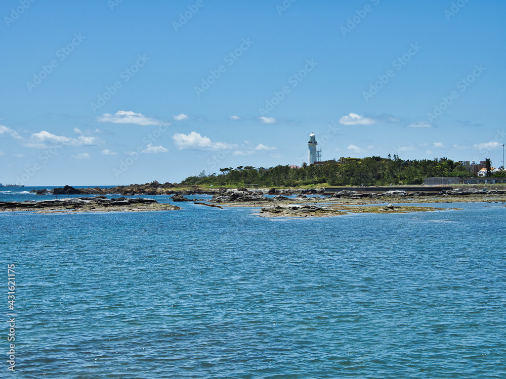Fototapeta premium 野島崎灯台を観る