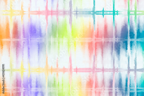 Rainbow tie dye pattern background photo