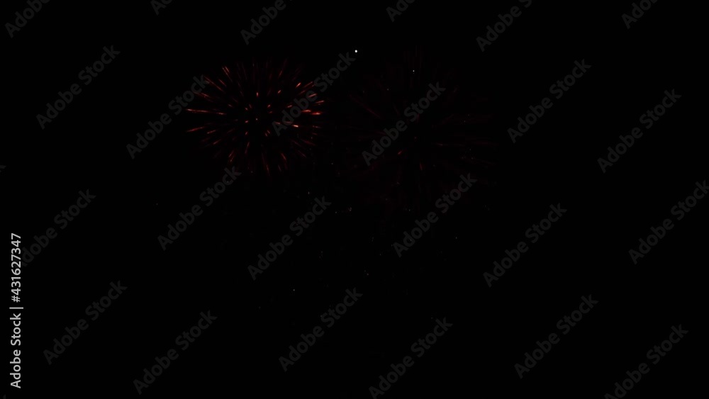 Exploding fireworks lighting up the night sky Exploding fireworks lighting up the night sky