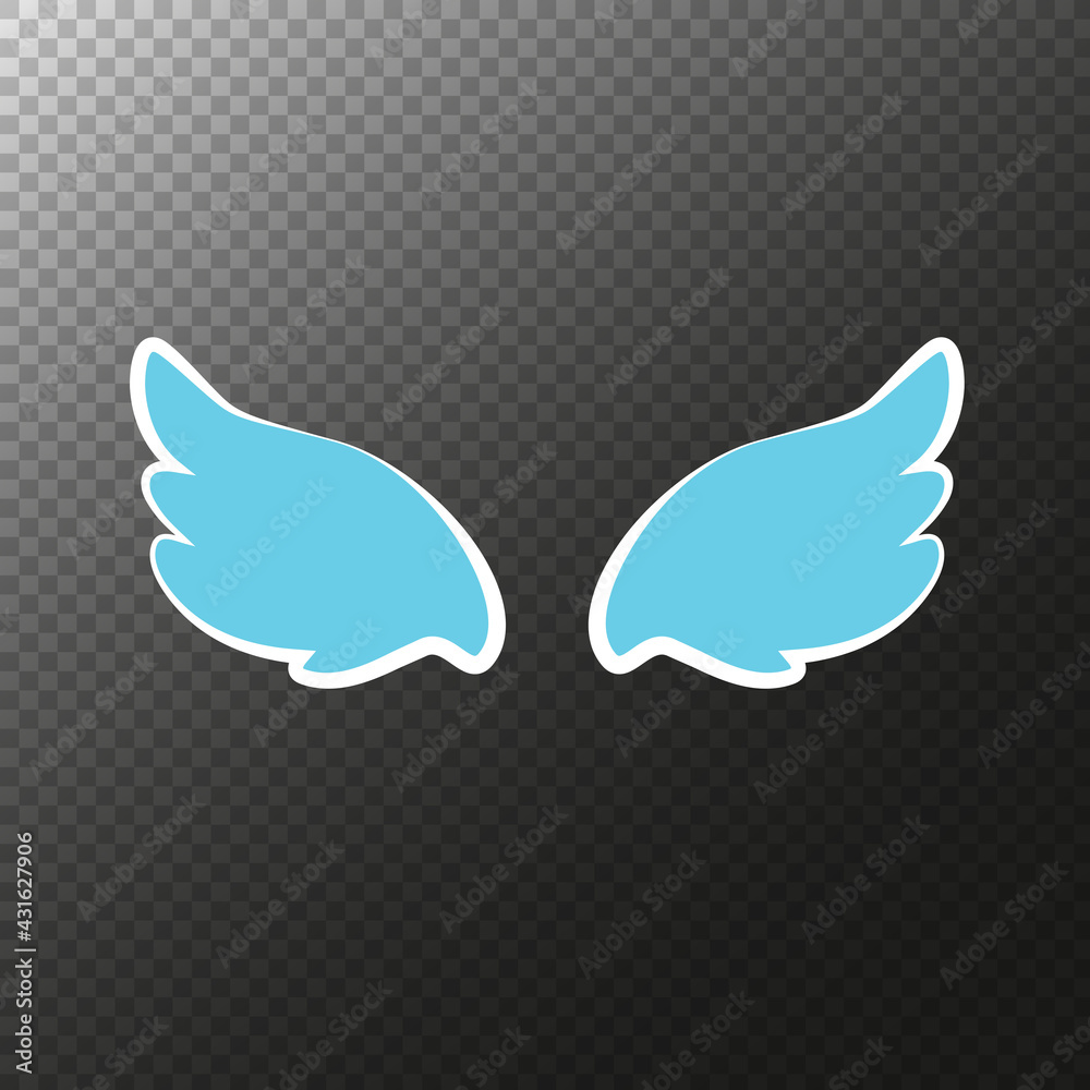 Many kinds of wings cartoon illustration, angel, angel wings, feather wings, angel, goodness.vector illustration and icon. Many kinds of wings cartoon illustration, angel, angel wings, feather wings, angel, goodness.vector illustration and icon.
