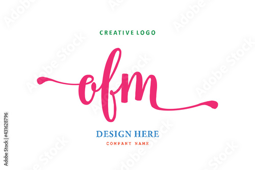 OFM lettering logo is simple, easy to understand and authoritative