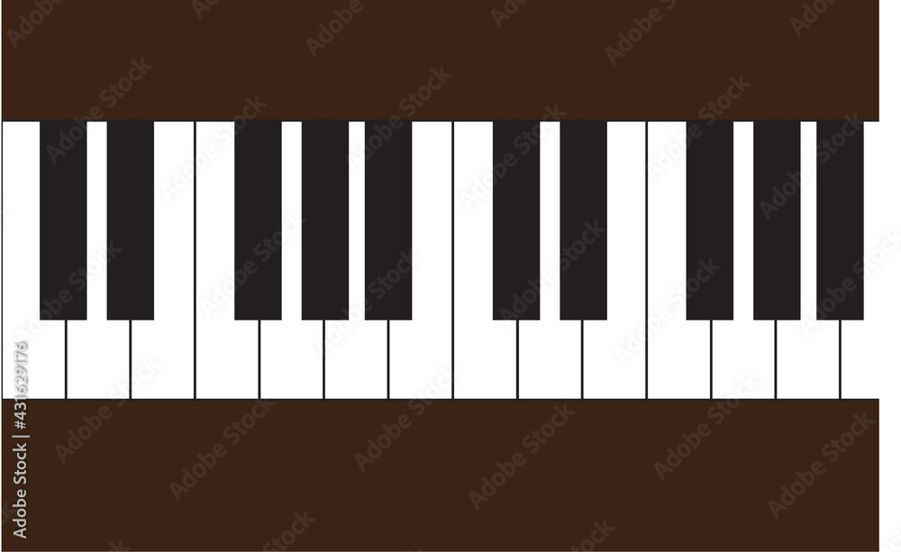 Fototapeta premium piano icon vector image