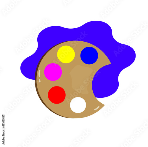coloring place icon image