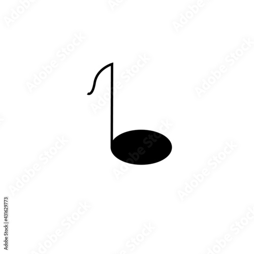 vector image of notes with black color