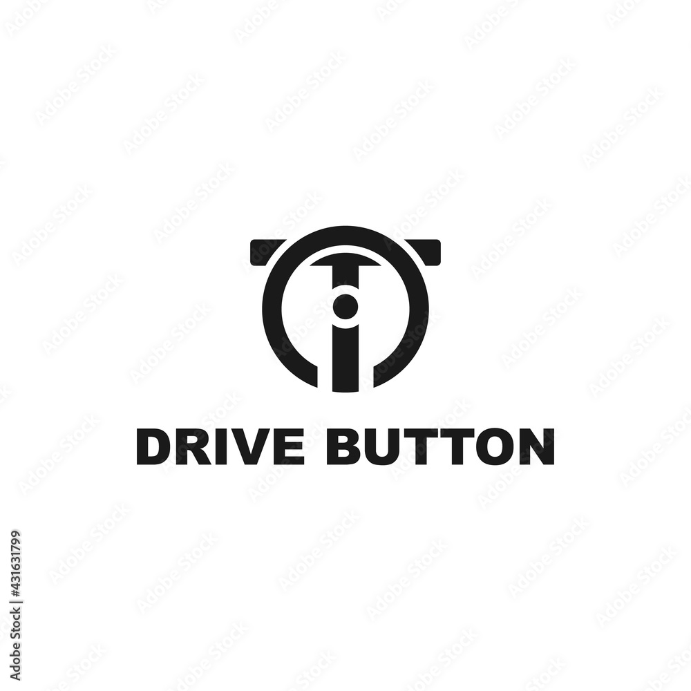 drive button logo template vector illustration drive button logo template vector illustration