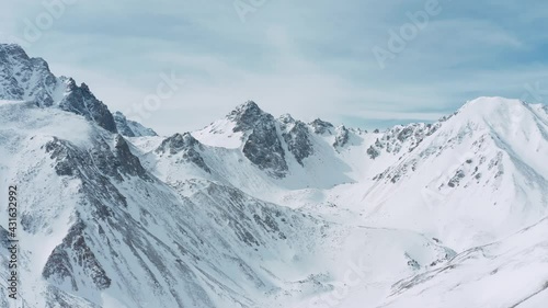 Mountains from aerial view. Landscape. Nature. Travel.