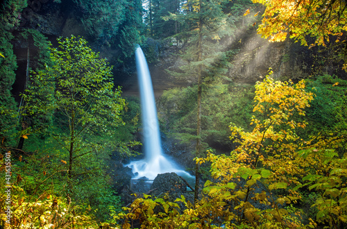Silver falls state park, Oregon waterfall photo