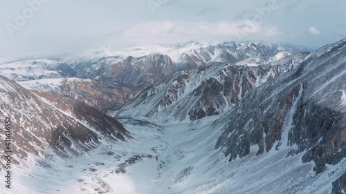 Mountains from aerial view. Landscape. Nature. Travel.