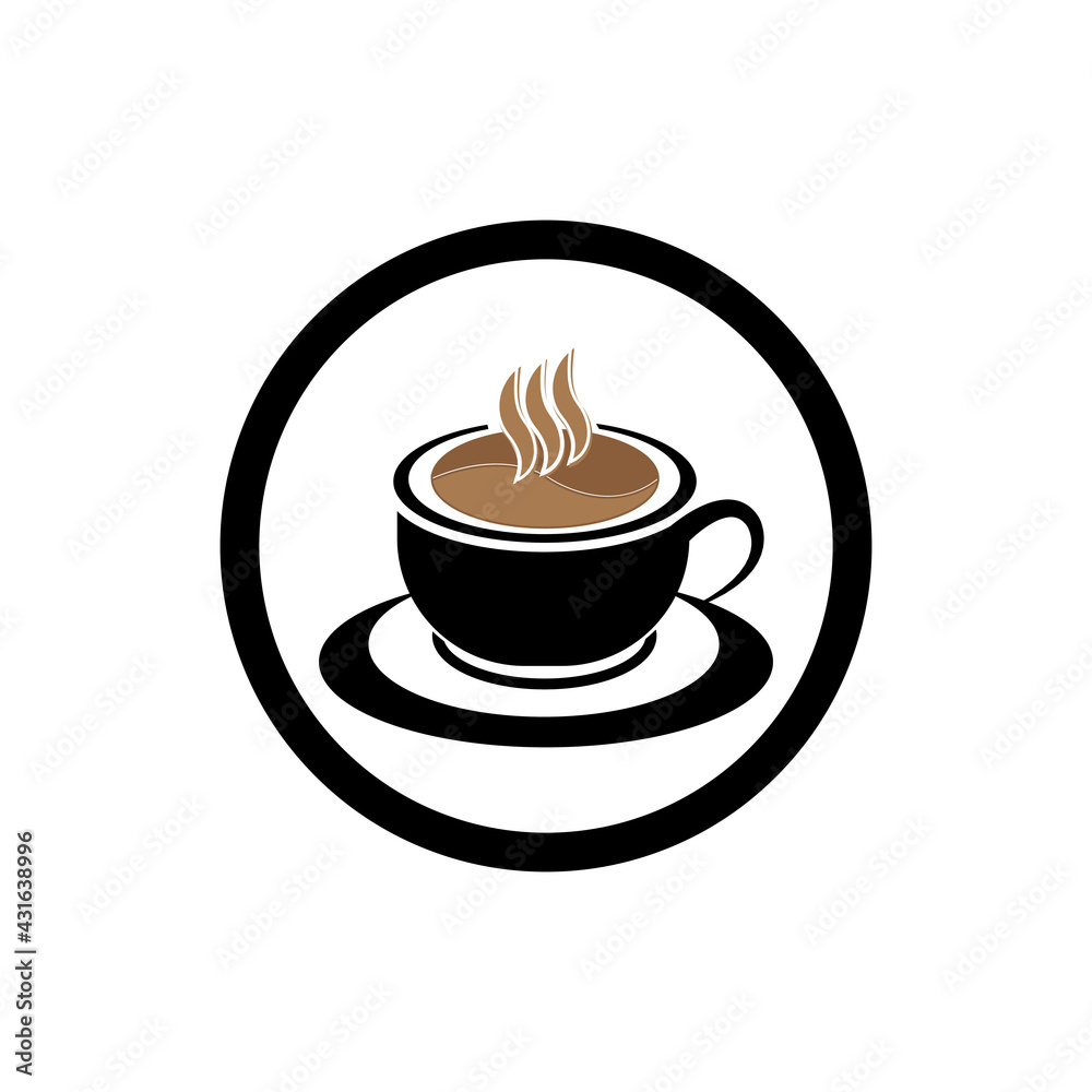 Obraz premium coffee bean icon vector