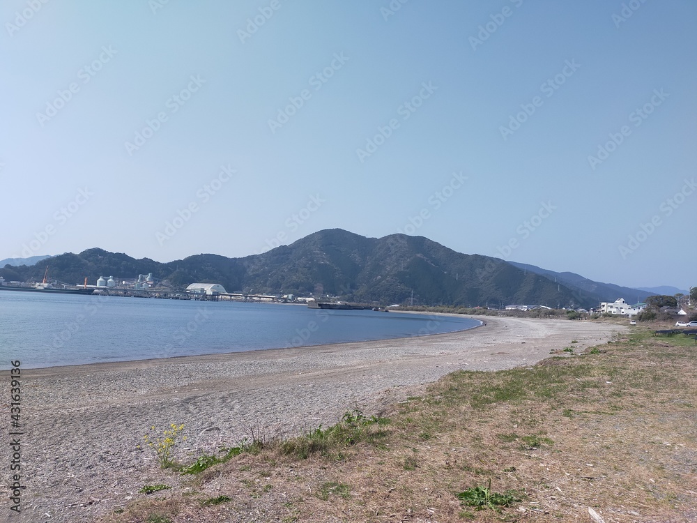 高知県、須崎市、富士が浜、砂浜