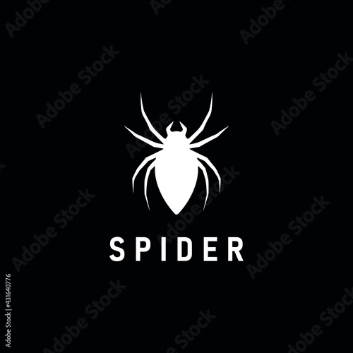 Spider Man Insect Arthropod symbol logo design silhouette