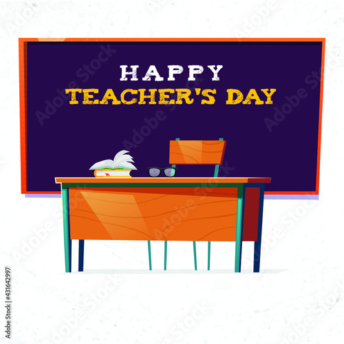 Teacher's Day. school concept teacher's day