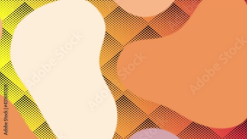 Collection of stone and pebel on abstract square background