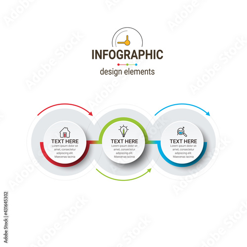 Infographic design vector and marketing icons. can be used for workflow layout, banner, diagram, number options, step up options, web design.
